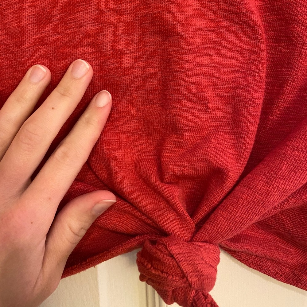 Free People Washed Red Track Pants & Joggers Set - Picture 5 of 10